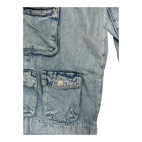 Garage Denim Women's Wide Leg Slouchy Baggy Cargo Jeans | Sz 25 Y2K Streetwear - Picture 5 of 15